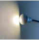 HALF MOON - SILVER CASING ALUMINUM - LED COURTESY LIGHT- 12 Volts - IP67 - 1 Watt - WK-SS1APSX - AZLED